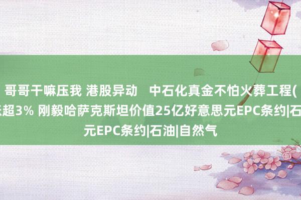 哥哥干嘛压我 港股异动   中石化真金不怕火葬工程(02386)涨超3% 刚毅哈萨克斯坦价值25亿好意思元EPC条约|石油|自然气