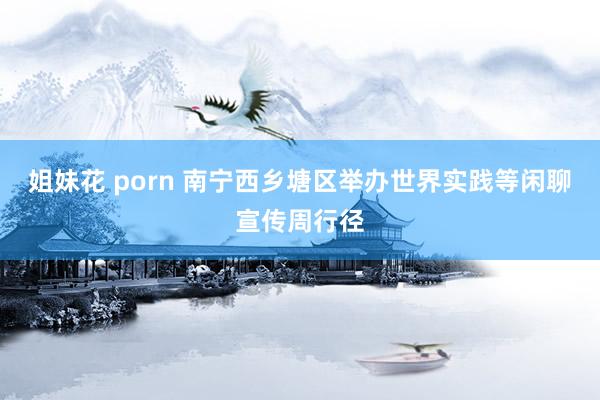 姐妹花 porn 南宁西乡塘区举办世界实践等闲聊宣传周行径